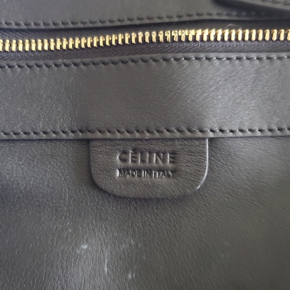 Celine lambskin leather tote.Blue and Black in color. - Picture 16 of 16